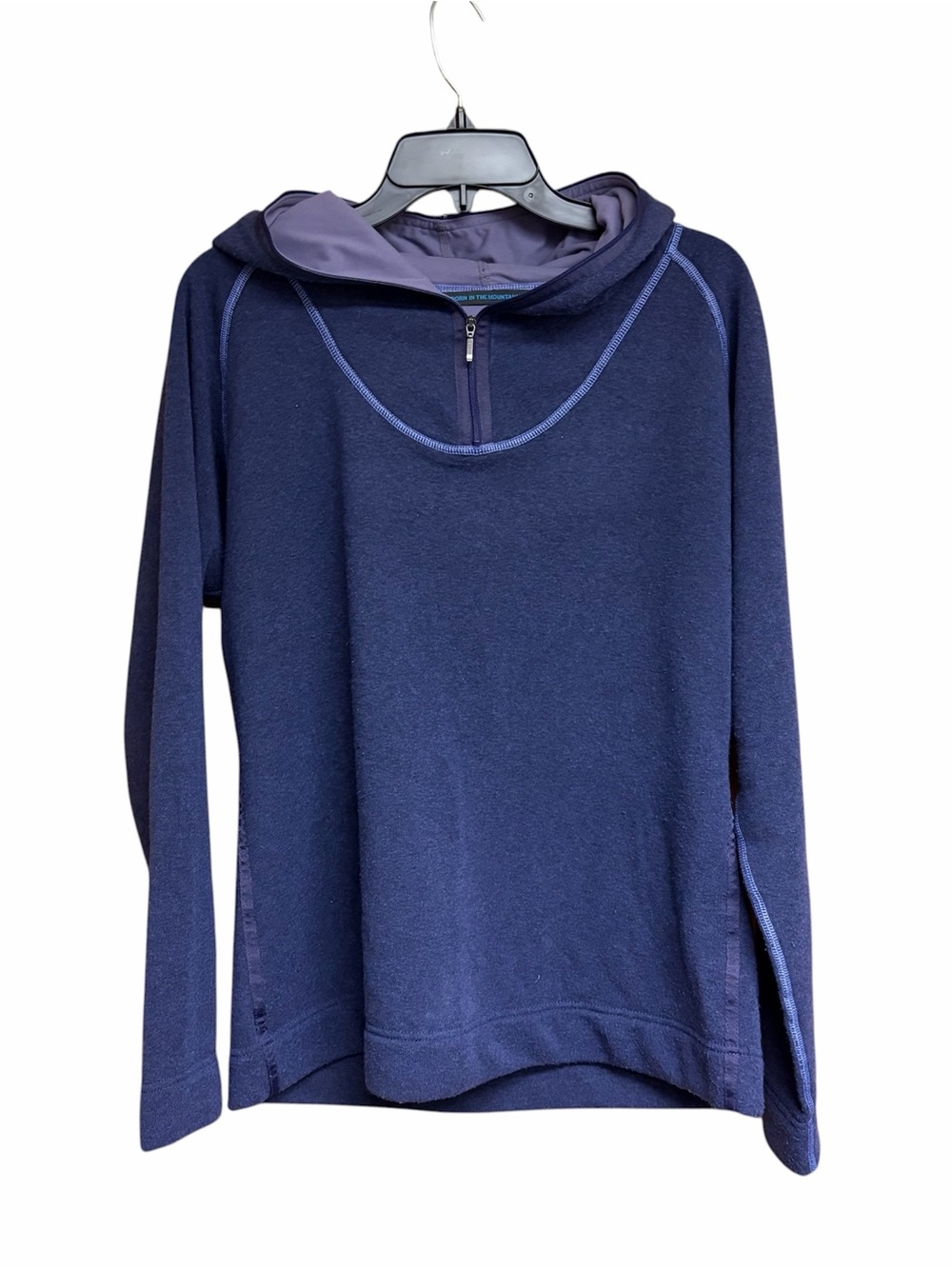 Kuhl Women's Navy Pullover Hoodie with Lavender Lining